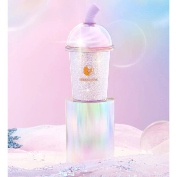 Вакуумний стимулятор у формі стаканчика з трубочкою BeYourLover Joy Cup сяючий бузковий, 9.1 см х 4.6 см