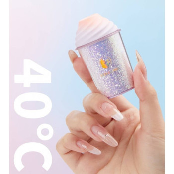 Вакуумний стимулятор у формі стаканчика з трубочкою BeYourLover Joy Cup сяючий бузковий, 9.1 см х 4.6 см