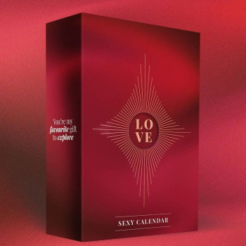 Адвент-календар Dream Toys Pleasure Box, красный, 24 предмета