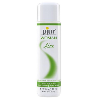 Лубрикант на водной основе pjur Woman Aloe 100 мл, с экстрактом алоэ, увлажняющий, без парабенов