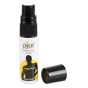 Спрей-пролонгатор pjur Superhero Strong Spray 20 ml, з екстрактом імбиру, без анестетиків