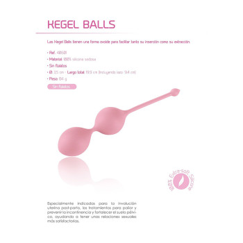 Вагінальні кульки Femintimate Kegel Balls, діаметр 3,5 см, маса 77 г