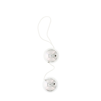 Вагинальные шарики DUO BALLS,SILVER