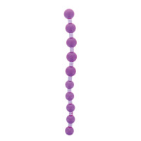 Анальний ланцюжок Jumbo Jelly Thai Beads Carded, LAVENDER