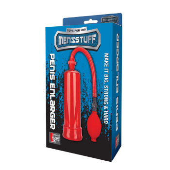 Вакуумная помпа MENZSTUFF PENIS ENLARGER , RED