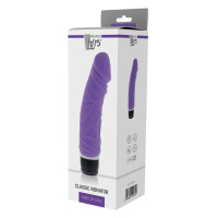 Вибромассажер классический реалистичный на батарейках DreamToys VIBES OF LOVE, фиолетовый