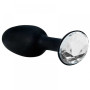 Анальний корок CRYSTAL AMULET SILICONE BUTT PLUG LARGE