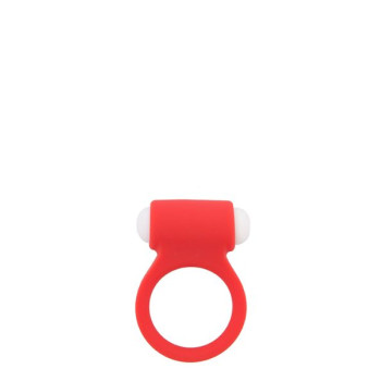 Кільце ерекційне LIT-UP SILICONE STIMU RING 3, RED