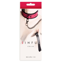 Нашийник з повідцем SINFUL COLLAR