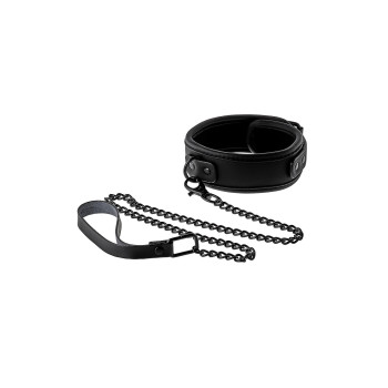 Нашийник з повідцем BLAZE COLLAR AND CHAIN ​​BLACK