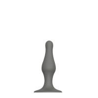 Анальный плаг GREY PLUG WITH SUCTION CUP