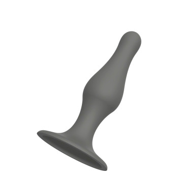 Анальний плаг GREY PLUG WITH SUCTION CUP