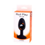 Анальна пробка із внутрішньою кулькою ROLL PLAY SMALL BLACK