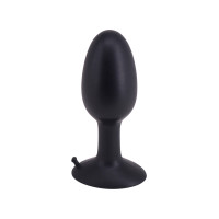 Анальная пробка с внутренним шариком ROLL PLAY MEDIUM BLACK