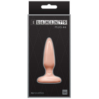 Анальний затор ELEMENTS PLUG 4INCH WHITE