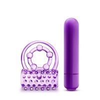 Ерекційне віброкільце Blush PLAY WITH ME Purple
