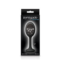 Уникальная анальная пробка RENEGADE RATTLER BLACK