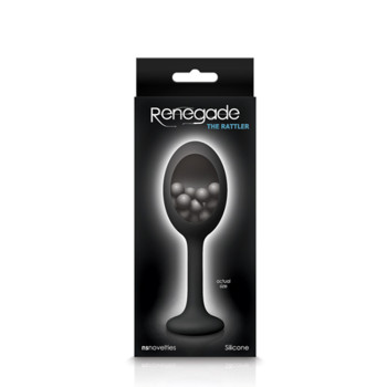 Унікальний анальний затор RENEGADE RATTLER BLACK