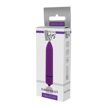 Мини вибромассажер DREAM TOYS 10-SPEED CLIMAX BULLET PURPLE