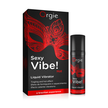 Рідкий вібратор "SEXY VIBE", 15 мл вібрація + зігріваючий ефект Orgie