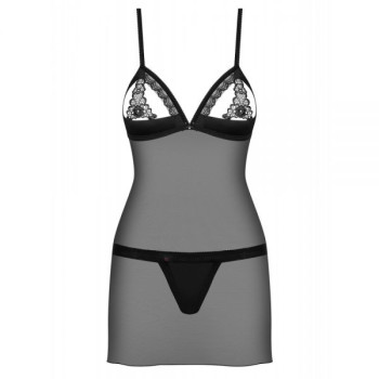 Cорочка Obsessive 865-CHE-1 chemise & thong S/M