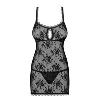 Сорочка Obsessive Behindy babydoll & thong S/M