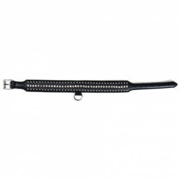 Ошейник Leather Crystal Diamonds, Black