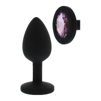Анальний затор ALL TIME FAVORITES SILICONE DIAMOND PLUG