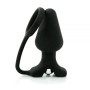 Анальна пробка з кільцем Black Silicone