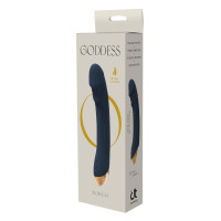 Вибромассажер с функцией нагрева Dream Toys Goddess Collection Boreas синий