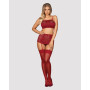 Комплект Obsessive Lividia 3 шт set red S/M