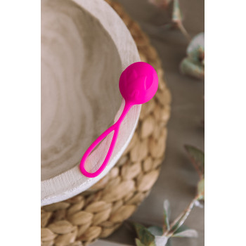 Вагінальні кульки Adrien Lastic Geisha Lastic Balls Mía Magenta (L), діаметр 4 см, маса 42 г