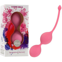 Вагінальні кульки Alive U-Tone Balls Pink, діаметр 3,5 см, вага 77 г