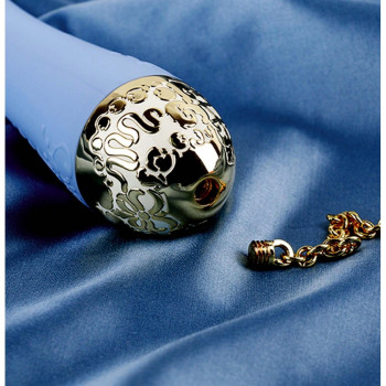 Вібромасажер - кролик з функцією керування зі смартфона ZALO Rosalie, Royal Blue