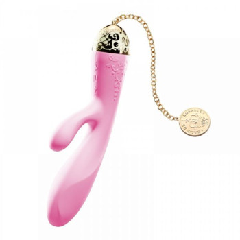 Вібромасажер - кролик з функцією керування зі смартфона ZALO Rosalie, Rouge Pink
