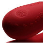 Вібромасажер з функцією керування зі смартфона ZALO Fanfan, Bright Red