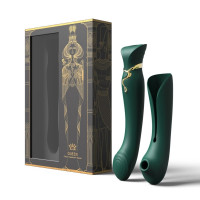 Ультрасучасний Вібромасажер 3 в 1 Zalo Queen, Jewel Green