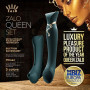 Ультрасовременный Вибромассажер 3 в 1 Zalo Queen, Jewel Green