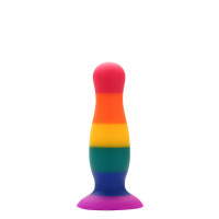 Райдужна анальна пробка COLOURFUL LOVE PLUG