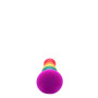 Райдужна анальна пробка COLOURFUL LOVE PLUG