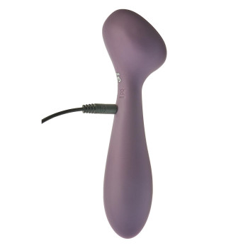 Вибромассажер двухсторонний с функцией нагрева Dream toys Royal Fantasies Panacea фиолетовый