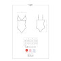 Боди Obsessive Luvae teddy S/M