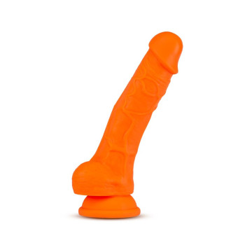Фалоімітатор з подвійною щільністю Blush NEO ELITE 7.5INCH ORANGE