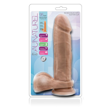 Фаллоимитатор с двойной плотностью AU NATUREL 9.5INCH DILDO MOCHA