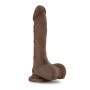 Фалоімітатор з подвійною щільністю AU NATUREL 8.5 MISTER PERFECT CHOCOLATE
