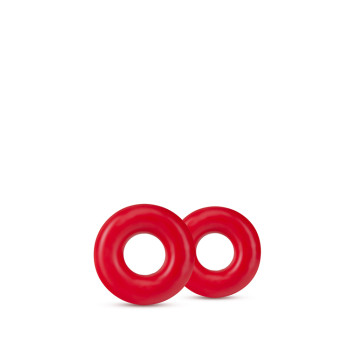 Набор эрекционных колец Blush Stay Hard Donut Rings, красные