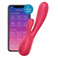 Вібратор кролик смарт SATISFYER MONOFLEX RED
