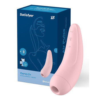 T360112 Безконтактний стимулятор клітора SATISFYER CURVY2+ PINK