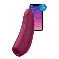 T360120 Безконтактний стимулятор клітора SATISFYER CURVY1+ ROSE RED