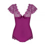 Боди Obsessive Moketta teddy purple S/M